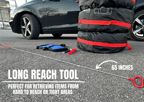 ReadyCore's Car Tool Kit, Stainless Steel Assorted 5th Wheel Pin Puller, Long Distance Hook Tool, Pull Hook J-Hook