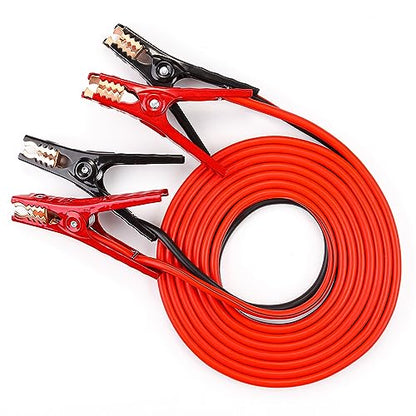 Justin Case Super Heavy-Duty Jumper Cables for Car, Includes 6 Gauge Wire Conductor 16' Car Jumper Cables & 365 Days of Roadside Assistance - size: 16ft 6ga