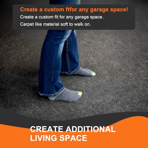 60" x 72" Oil Spill Mat - Garage Floor Mats for Under Car - Waterproof, Absorbent, Reusable, Washable, Protects Garage Floors or Driveways, Durable