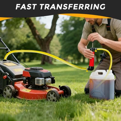 Multi purpose liquid transfer pump,manual pump siphon, fish tank siphon pump, fuel siphon pump, lawn mower oil pump, RV Antifreeze Pump Kit.Suitable for transferring liquids such as water and fuel.