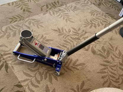 New! 3000 Lb Aluminum Racing Car Auto Floor Jack Low Profile Rapid Pump Lift