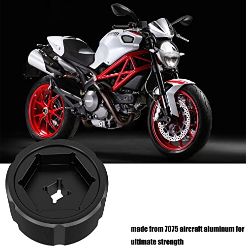 Rear Wheel Axle Nut Socket for Ducati 748 848 916 955 996 998 MH900 Multistrada with Single Sided Swingarm Monster S2R S4R S4RS 796 1100 Hypermotard 796 1100 Streetfighter 848 (41mm + 46mm)