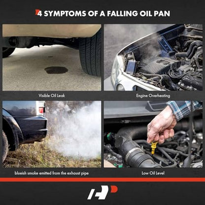 A-Premium Engine Oil Pan Sump with Drain Plug Compatible with Subaru Outback/Legacy 2006-2009, Forester 2006-2013, Impreza 2006-2014, WRX 2012-2016, WRX STI 2013-2020 & Saab 9-2X 2006, H4 2.5L Gas - style: Oil Pan Only