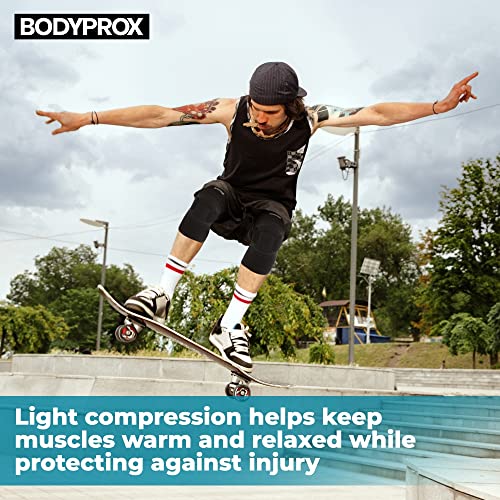 Bodyprox Protective Knee Pads, Thick Sponge Anti-slip, Collision Avoidance Knee Sleeve - size: Small/Medium