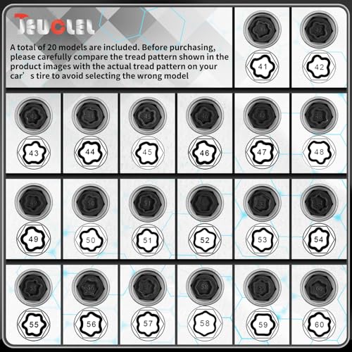 049 Wheel Locking Nut Key Compatible with BMW Series, (Socket OD 27mm - ID 25mm), Wheel Lock Nut Socket Adapter, Wheel Anti-Theft Lug Nut Removal Tool, Anti-Theft Screw Remover - color: Socket 049