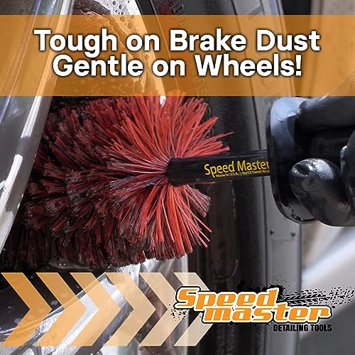 SPEED MASTER Wheel Brush Ultimate Brush Kit | Ultimate Wheel Cleaning Kit for Clean Wheels | Tough on Brake Dust, Gentle on Wheels