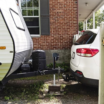 VEVOR Electric Trailer Jack, Power Tongue Jack Weight Capacity 4000 lbs, 9.84"-33.85" Electric Tongue Jack with Waterproof Cover for Lifting RV Trailer, Horse Trailer, Utility Trailer, Yacht Trailer | Electric Tongue Jack with Waterproof Cover for Lifting