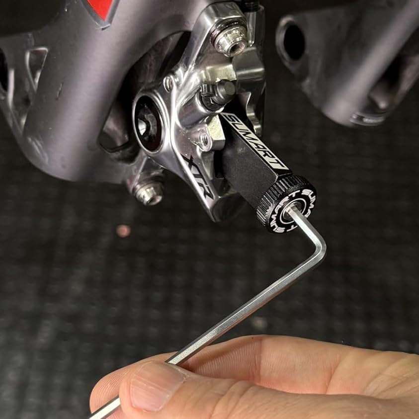 SUMART UBB-40 Universal Bleed Block for Hydraulic Disc Brake Maintenance, Piston Alignment Tool, Protects Ceramic Pistons, Fits Most Bike Brakes - color: Gold