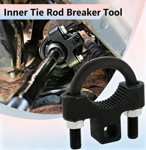 Universal 3/8 inch Inner Tie Rod Breaker Tool, Low Profile Tool for Inner Tie Rod Removal Installation