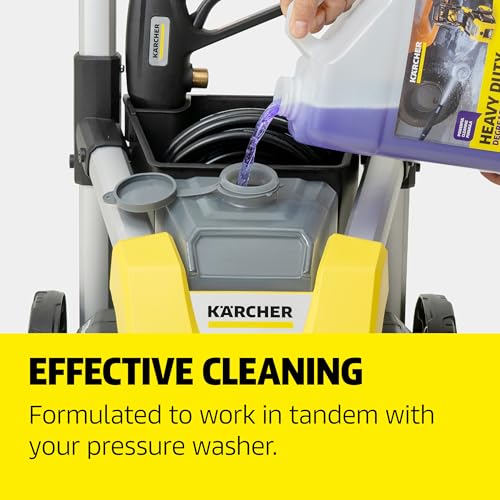 KÄRCHER Heavy Duty Cleaner, Removes Grease, Dirt, and Grime, Highly Concentrated, Makes up to 40 gal of Cleaner, Residue Free, Readily Biodegradable, For Pressure Washers - style: Heavy Duty Cleaner
