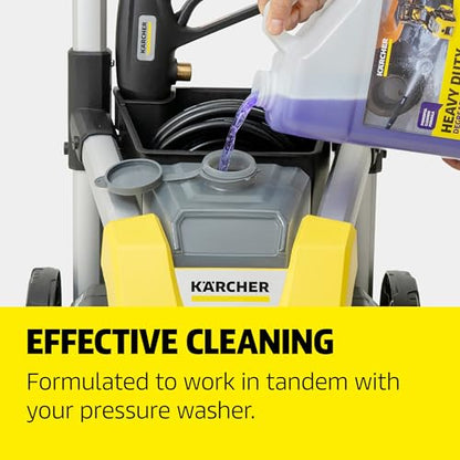 KÄRCHER Heavy Duty Cleaner, Removes Grease, Dirt, and Grime, Highly Concentrated, Makes up to 40 gal of Cleaner, Residue Free, Readily Biodegradable, For Pressure Washers - style: Heavy Duty Cleaner