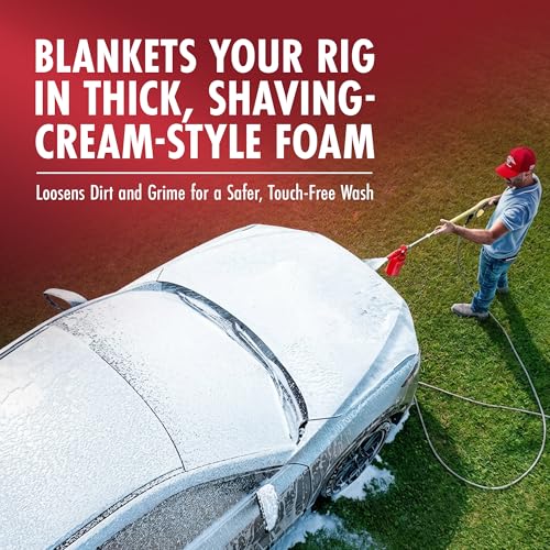 Foam Cannon for Pressure Washer, 1L Car Wash Foam Sprayer | Snow Foam Blaster, 1/4" Quick Connect, Adjustable Nozzle, Thick Clingy Foam
