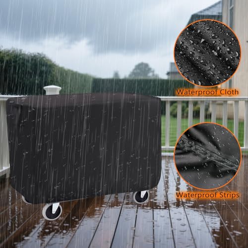 Rolling Tool Cart Cover 36in Waterproof 36x18x33in - size: 36" x 18" x 33"