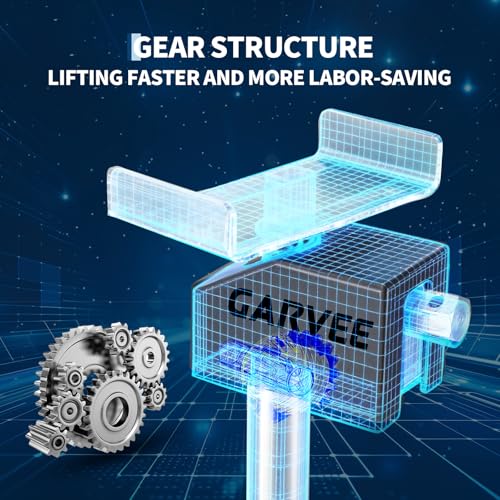 Garvee RV Slide Out Stabilizer Jacks (Set of 2) - 5000 LB Heavy Duty Support, 21 in-34 in Quick-Lift Adjustable - Power Drill & Hand Crank Compatible for Campers, Travel Trailers & RVs - size: 2 Pack