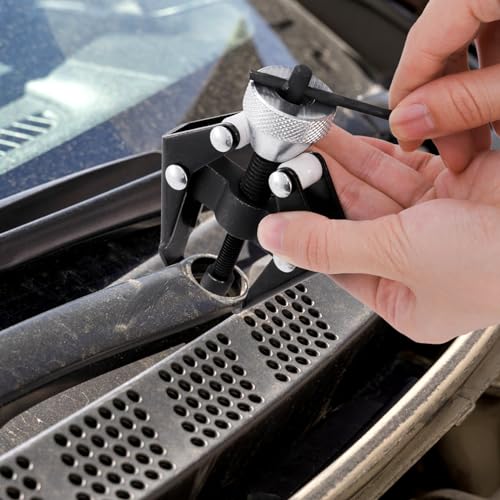 WUWEOT Battery Terminal and Wiper Arm Puller, Windshield Wiper Arm Bearing Remover Tool, Portable Car Windscreen Wiper Blade Arm Puller Remover