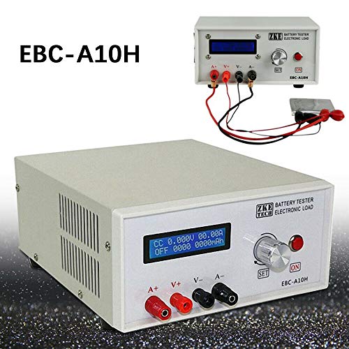 Digital Li-ion Battery Charge Capacity Tester - LCD Battery Charger Checker Analyzer - Mobile Power Head Test - style: EBC-A10H Battery Capacity Tester