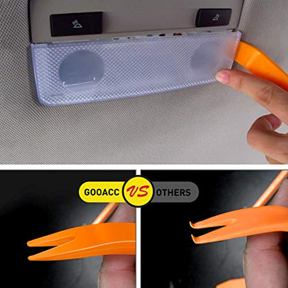 GOOACC 480PCS Bumper Retainer Clips with Fastener Remover Car Plastic Rivets Push Kit -Door Trim Panel for Toyota GM Ford Honda Acura Chrysler (Pack of 10) - color: 480Pcs Clips + Remover (Pack of 10)