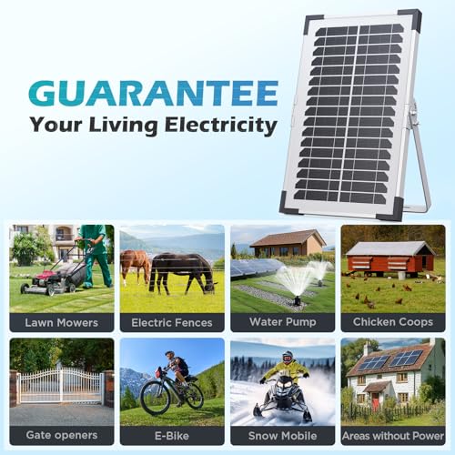 15W Solar Battery Maintainer, 2PCS 7.5W 12V Waterproof Solar Battery Charger with Smart Controller, Low-Iron Tempered Glass Solar Panel for 12V LiFePO4 Battery Dump Trailer Automotive Boat - size: 7.5W 2-Pack