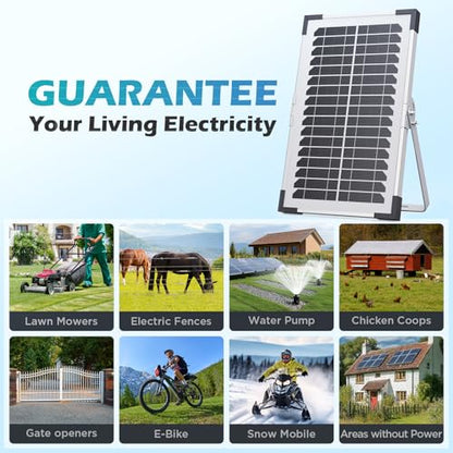 15W Solar Battery Maintainer, 2PCS 7.5W 12V Waterproof Solar Battery Charger with Smart Controller, Low-Iron Tempered Glass Solar Panel for 12V LiFePO4 Battery Dump Trailer Automotive Boat - size: 7.5W 2-Pack