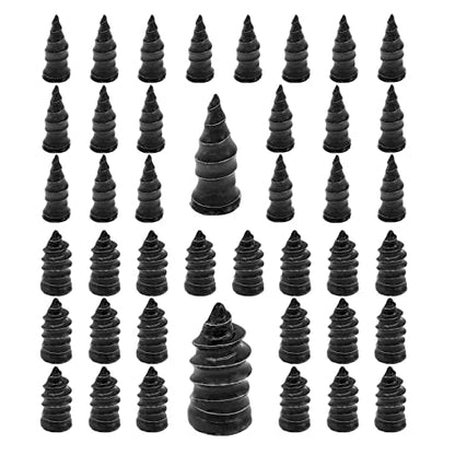40PCS Tire Repair Rubber Nail, Vacuum Tire Repair Kits Spiral Rubber Nails, Tire Screw Plug Fast Tool Self Service Tire Repair Nail for car, Motorcycle, Truck, Tractor Tire Puncture Repair - color: 40Pcs