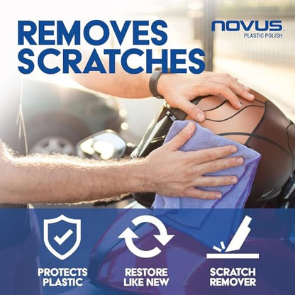 NOVUS 7026 | Plastic Clean & Shine #1 | 2 Ounce Bottle - color: #1 Plastic Clean & Shine, size: 2 Ounce