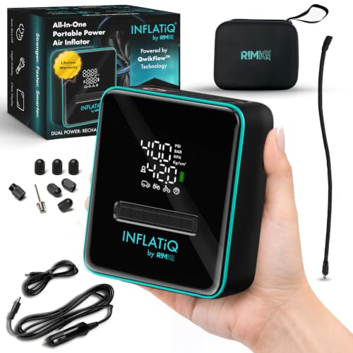 INFLATiQ by RIMiQ Portable Tire Inflator Air Compressor, 4 Pack - size: 4 Pack