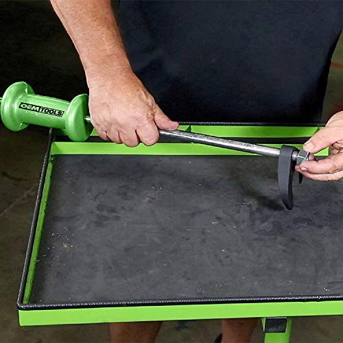 OEMTOOLS 37033 5 Pound Slide Hammer Puller, Heavy Duty Automotive Versatile Use Bearing Hammer, Pull Dents, Remove Bearings and More, Chrome Plated with Carrying Case - style: 5 pound slide hammer