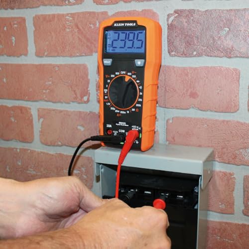 Klein Tools MM325 Multimeter, Digital Manual-Ranging 600V AC/DC Voltage Tester, Tests Batteries, Current, Resistance, Diodes, and Continuity - size: Manual-Ranging w/o Case