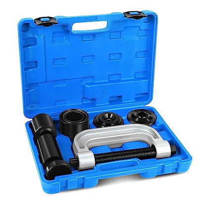 ‎DNA Motoring 10pcs Ball Joint Press Removal/Installation Tool Set with Adapters for Most 2WD 4WD Cars Light Trucks,Blue, TOOLS-00312 - style: 10 Ball Joint Press set 2