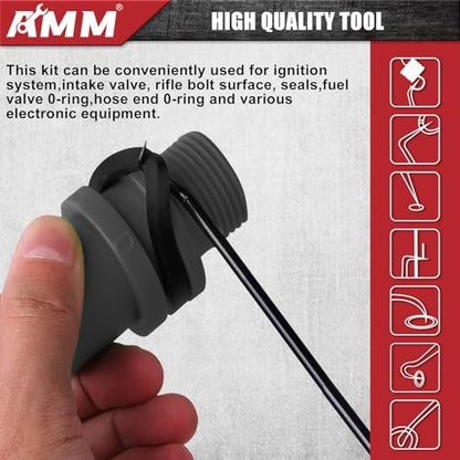 AMM 10PCS Pick and Hook Set, Precision Automotive Hook Set, Car Auto Oil Seal/O-Ring Seal Gasket Mini Precision Hooks Puller Remover