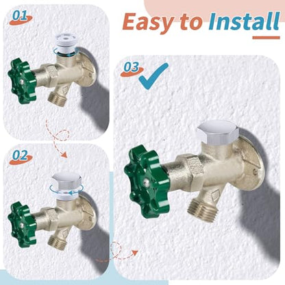 1 Pack Vacuum Breaker Repair Kit Replacement for VACVBKX1B Heavy Duty Metal Vacuum Breaker Replacement Kit for Traditional Anti Siphon Frost Free Sillcock Valves Anti Siphon Valve Repair Kit