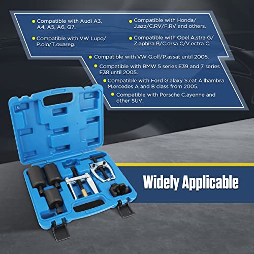 DUOYI 6Pcs Wiper Arm Puller Doesn't Damage The Wiper Arm Removal Tool Strong Structure Windshield Wiper Arm Removal Tool with Toolbox Battery Terminal Puller Compatible with VW/BMW/Ford/Honda/Porsche