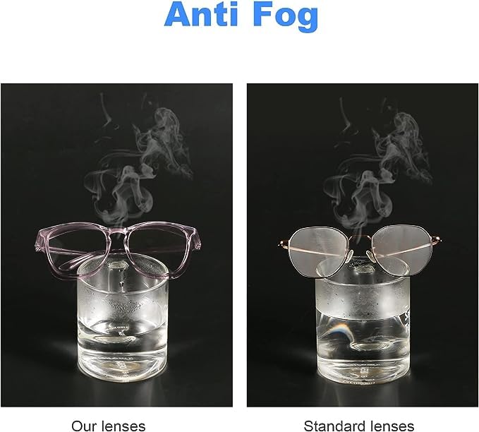 Stylish Safety Glasses Goggles for Women Girls Anti-fog Glasses Protective Eyewear Clear Glasses - color: Purple