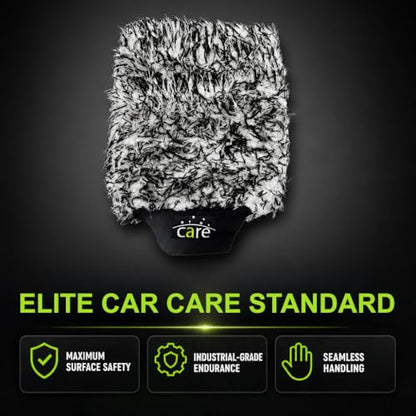 Microfiber Car Wash Mitt, Sponges for Cleaning, Car Detailing Kit, Easy to Use, Durable and Long-Lasting, Comfortable to Handle, Suitable for Regular Cleaning