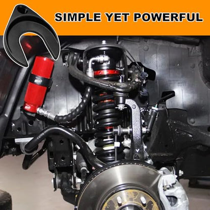 48mm Inner CV Axle Removal Tool, Carbon Steel Front Wheel Drive Axle Pulley Attachment w/Nut & Gloves, CV Joint Fork Removing Tool Fits Slide Hammers with 5/8"-18 Threads - color: 48mm