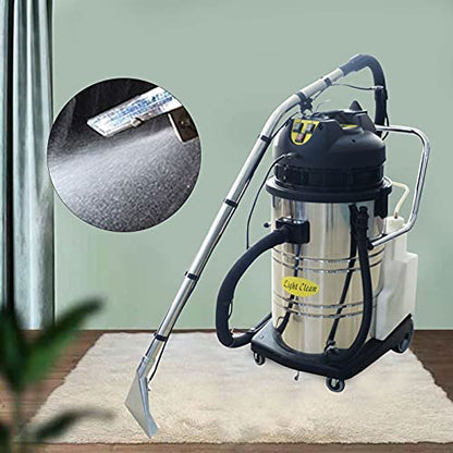 Commercial Carpet Cleaner 60L Multi-Purpose Carpet Extractor Upholstery 3 in 1 Portable Carpet Cleaner Wet Dry Vacuum Cleaner Floor Cleaning Machine - size: 60L Carpet Cleaner