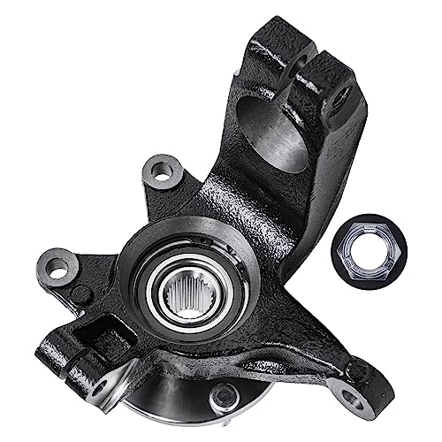 Detroit Axle - 4pc Front End Control Arms Kit for 06-11 Ford Focus, Steering Knuckles and Wheel Bearing Hubs Lower Control Arms w/Ball Joint 2006 2007 2008 2009 2010 2011 Replacement - size: 4CU47695/4PC