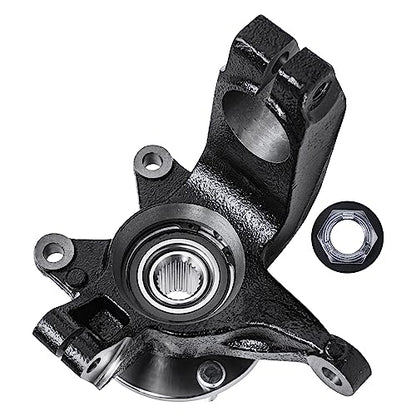 Detroit Axle - 4pc Front End Control Arms Kit for 06-11 Ford Focus, Steering Knuckles and Wheel Bearing Hubs Lower Control Arms w/Ball Joint 2006 2007 2008 2009 2010 2011 Replacement - size: 4CU47695/4PC