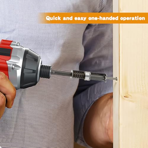 2Pcs Spring-loaded Screw Holder Bit, Anti-drop Screwdriver Bit, Bit Holder Universal Screw Retaining Tool for Electricians, Mechanics, DIY Home Repair(COLOR:silver)