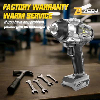 Cordless Impact Wrench 1/2 inch Compatible with Dewalt 20V Battery, 1000FT-LBS 1360N.m Brushless Impact Gun 2300RPM High Torque Impact Driver w/LED Work Light & Blet Clip (Battery NOT included) - size: 1/2" Compatible with Dewalt 1360N