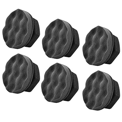 IPELY 6 Pack Large Tire Shine Applicator Pad, Durable and Reusable Hex-Grip Tire Dressing Applicator Pad for Applying Tire Shine - size: Applicator-6Pack