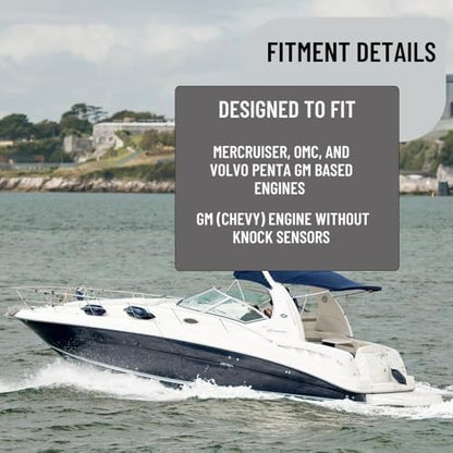 Manifold and Block Drain Plug Kit compatible with Mercruiser, OMC, Volvo Penta and many others.