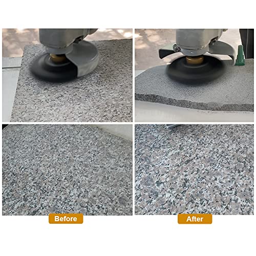 SHDIATOOL 7Pcs 4 Inch Dry Diamond Polishing Pads Grit 1500 for Granite Marble Stone Countertops for Grinder Polisher Machine - style: Grit 1500