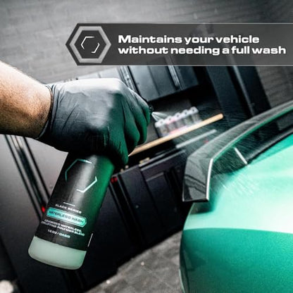 Blackline Clay Towel Kit Complete System - Clay Towel, Waterless Wash Spray & 3 Everyday Microfiber Cloths, 16" x 16"