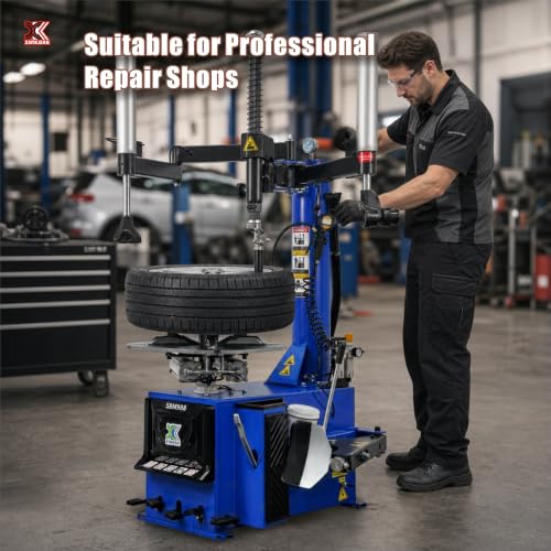 XK New Model 988 Tire Changer Tire Machine Wheel Changers Combo 690 Balancer Rim Clamp with 36 Month Part Replacements 110V - color: Model: New 988+690