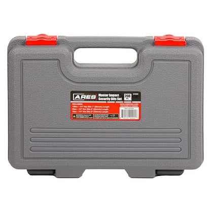 ARES 31023-208-Piece Impact Security Bit Set – Phillips, Robertson, Tamper Hex and Torx Bits, Specialty Bits, and More – Master Bit Set Includes Nut Drivers, Socket Adapters, and Extensions - size: 208-Piece Impact Security Bit Set