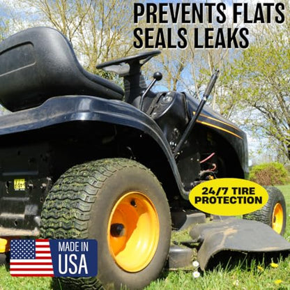 Flat Out Off Road Tire Sealant, Outdoor Power Equipment Formula with Valve Core Tool, Prevents Flat Tires, Fix a Flat Tire, Seals Leaks, Contains Kevlar, 1 Gallon - size: 1-Gallon (128 oz)