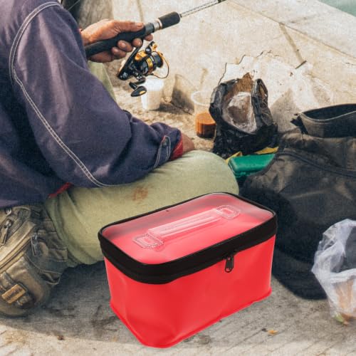 Multifunctional Fishing Box with Waterproof Eva Material and Large Capacity Rectangular Portable Fishing Bucket and Hiking Stylish Storage Solution for Avid Anglers