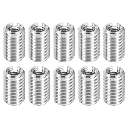 uxcell 10Pcs Threaded Inserts, M4-0.7x10 & M6-1x10 Stainless Steel 303 Screw Thread Sleeves Thread Repair Insert for Mechanical Equipment - size: M4-0.7x10 & M6-1x10mm