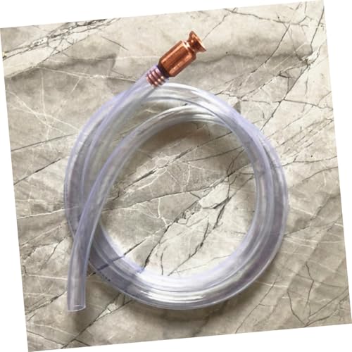 Ciieeo 1set Automatic Siphon Hose Kit Tube Copper Clamp Oil Transfer Transfer Water Siphon Hose for Cars and Use